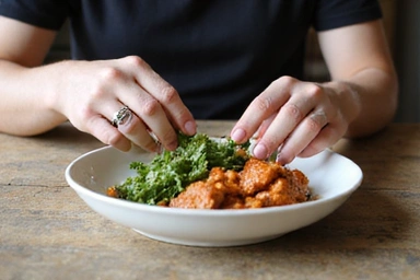 Imagen de un artículo sobre alimentación consciente